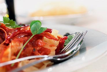 Tagliatelle fresche con pomodoro